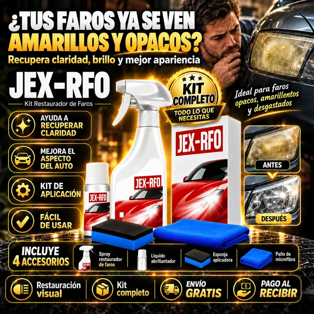 Compra 1 y Llévate 2 | Kit Restaurador de Faros Automotriz