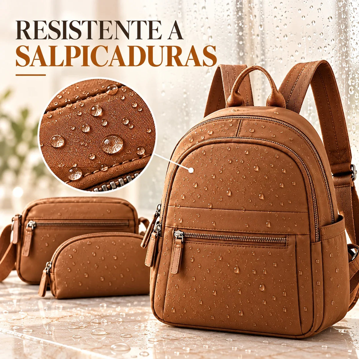 Set Bella Chic™ 3 en 1 | Mochila + Bolsa + Estuche [ÚLTIMAS UNIDADES] –