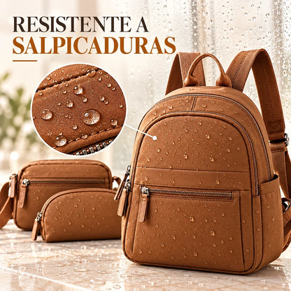 Set Bella Chic™ 3 en 1 | Mochila + Bolsa + Estuche [ÚLTIMAS UNIDADES] –