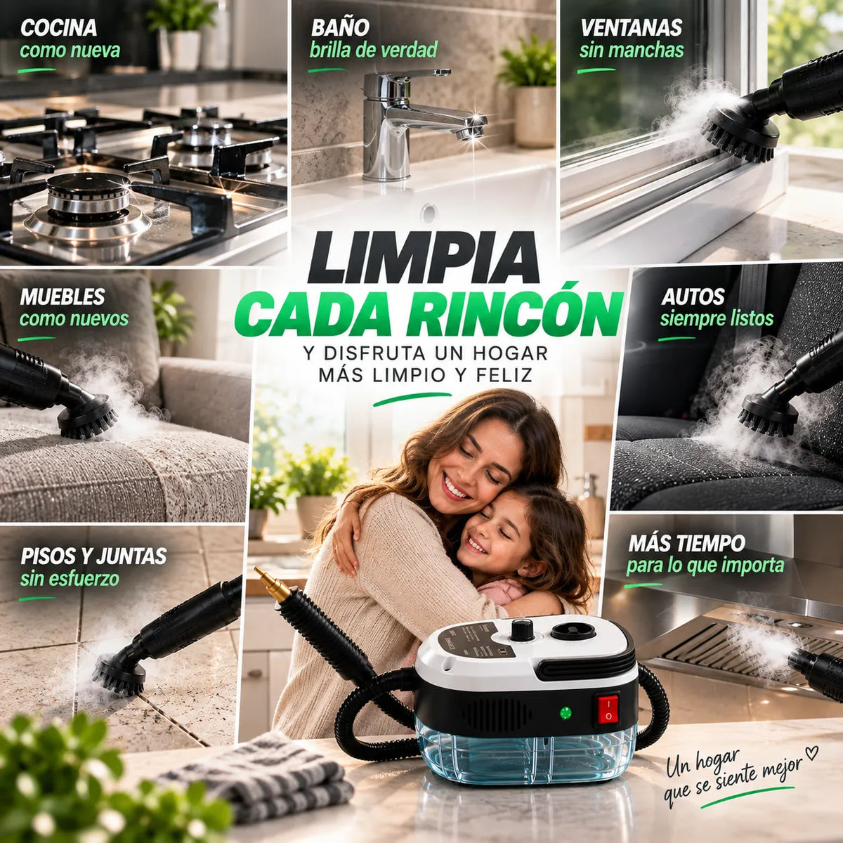 Limpiador a Vapor Portátil VaporBlast™