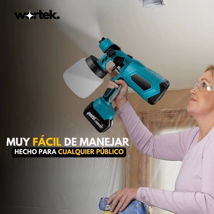 SprayMaster PRO™ - Pistola Pulverizadora Inalámbrica Profesional + 2 Baterías de Regalo