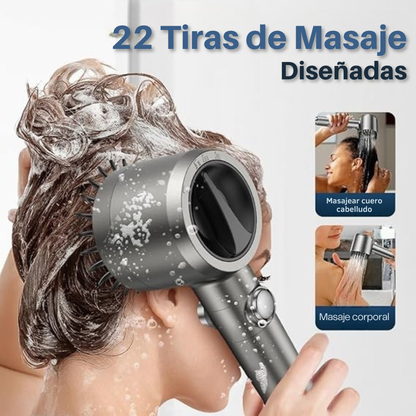 Regadera con Filtro HidroPura™ [AGUA PURA + ALTA PRESIÓN] –