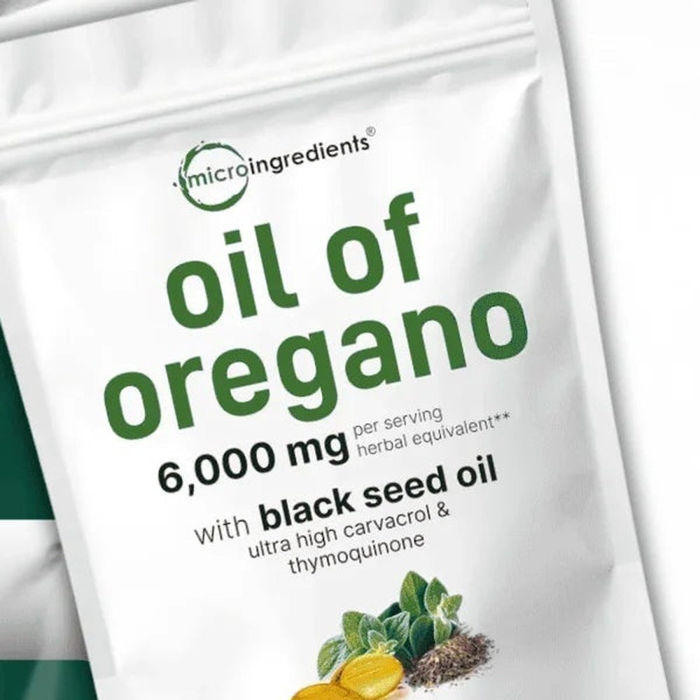 Bolsa OregaFort: aceite de orégano 6,000 mg con semilla negra