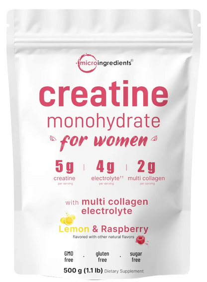 Compra 1 y Llévate 2 | Creatina Monohidratada para Mujer Micro Ingredients