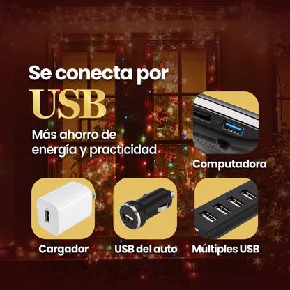 Se conectan por USB