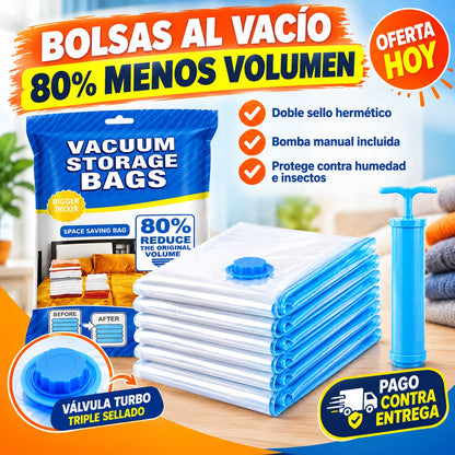VacuMax™ Bolsas al Vacío con Bomba