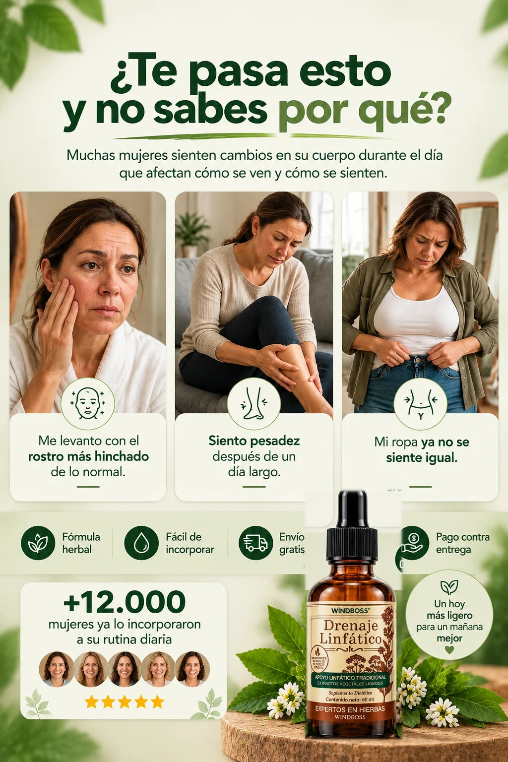 ¿Te pasa esto y no sabes por qué? Rostro hinchado al levantarte, pesadez después de un día largo, ropa que ya no se siente igual